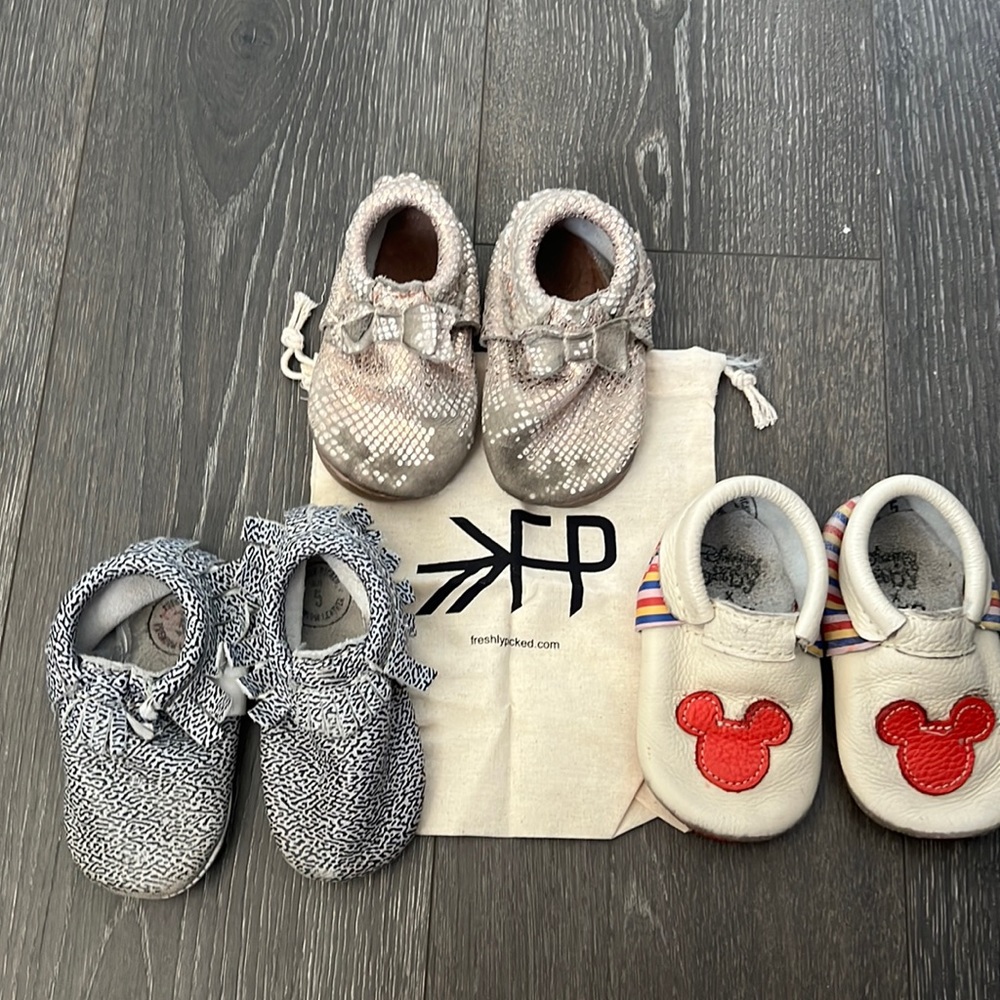 3 pairs of play condition size 5 freshly picked mocs.